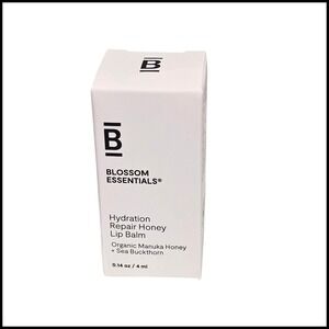 Blossom Essentials Hydration Repair Honey Lip Balm Organic Manuka Sea Buckthorn
